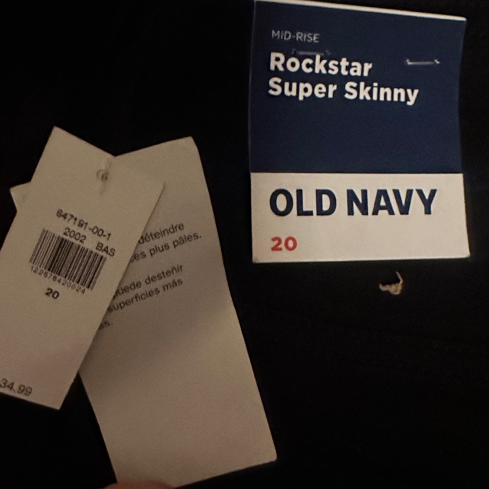 5 Pairs Old Navy Rockstar Skinny Jeans in Black